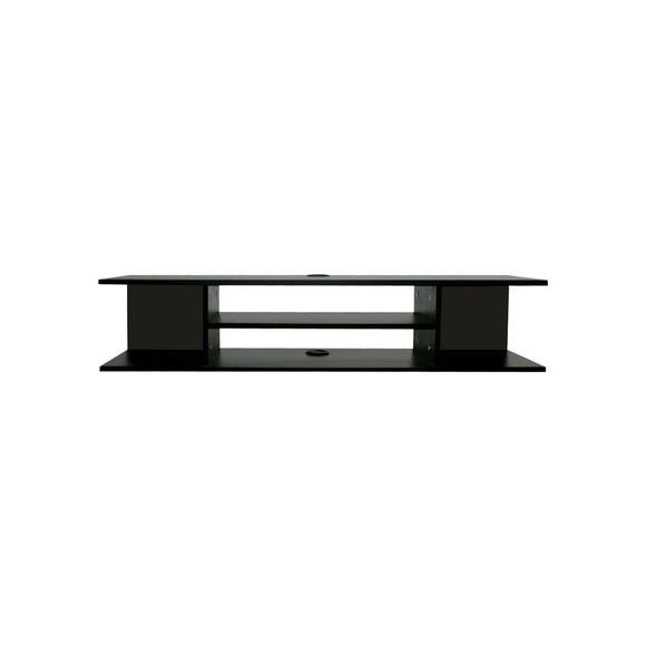 Repisa Flotante para TV DECOMOBIL negro mate