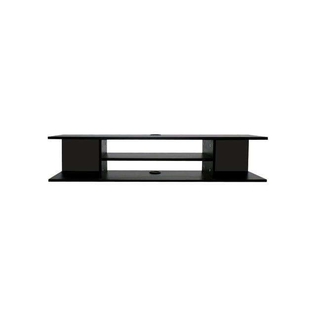 Repisa Flotante para TV DECOMOBIL negro mate