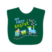 Inktastic My First Easter Train Boys or Girls Baby Bib