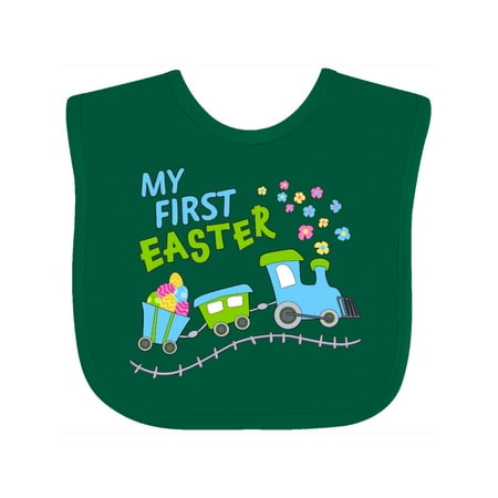 

Inktastic My First Easter Train Boys or Girls Baby Bib