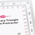 thumbnail image 4 of 5x5'' Military MGRS Coordinate Scale Map Reading and Land Navigation Topographical Map Scale Protractor 3 Kinds of Scale, 4 of 5