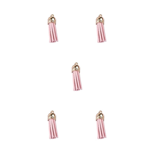 Llavero encantos Injueey 10 piezas borlas decoraciones Rosa claro 5Conjunto