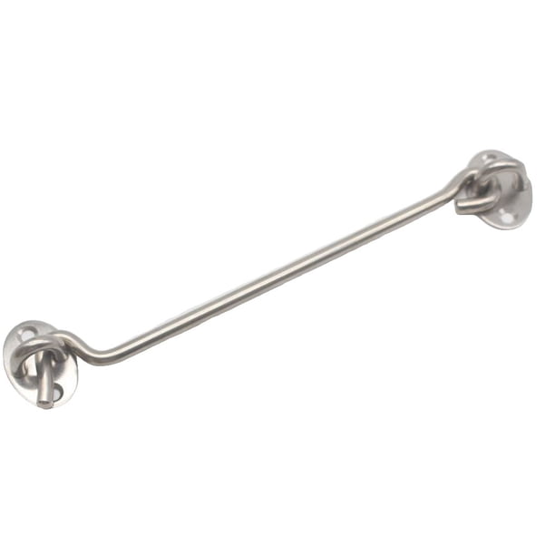 Scienceny Cerradura de gancho y ojo de acero inoxidable de alta resistencia, cerradura de puerta de barra gruesa para cognición sensorial de granero, Type2 NO2 Scienceny TO008097-05B
