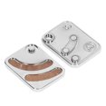 thumbnail image 1 of ADHD Push Slider Toy, Portable Safe Stress Relief  Push Slider Toy Metal Funny  For Subways Office, 1 of 8