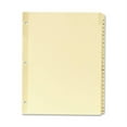 Sparco AZ Clear Plastic Index Dividers