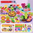 thumbnail image 2 of Máquina para hacer fideos de barro con colores de helado, juego de moldes de plastilina para hacer tú mismo, juguetes para niñas y niños de jardín de infantes, 2 of 5