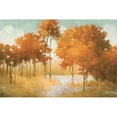 thumbnail image 3 of Purinton, Julia 18x13 Black Modern Framed Museum Art Print Titled - Autumn Lake Orange, 3 of 5