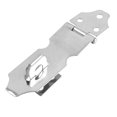 thumbnail image 1 of Puerta De Grapas Aldaba De Seguridad De Metal Color Plata Candado Unique Bargains cerrojos de hardware, 1 of 2