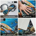 thumbnail image 4 of Non Slip Door Mat, Coral Sea Turtle Fast Drying Bath Tub Mats, Absorbent Bathroom Rugs Entrance Welcome Mat, Bath MatS for Tub, Floor, Home, Kitchen, Hotel,16x24in, 4 of 6