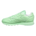 thumbnail image 4 of Reebok Classic Leather Pastels Womens Shoes Mint Green/White bd2773, 4 of 6