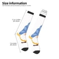 thumbnail image 4 of Fotbe Autumn Funny Gnomes print Women's Men's Novelty Crew Socks Cotton Socks Knee High Socks for Walking,Running,Nurses,Pregnancy, 4 of 8
