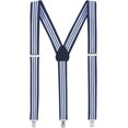 thumbnail image 2 of GHSDFBB Holdu2019Em 1" Teens & Men Suspender and Bow Tie Set EXTRA STURDY POLISHED CLIPS, Pre-tied Bow Tie, Perfect for Tuxedo, 2 of 5