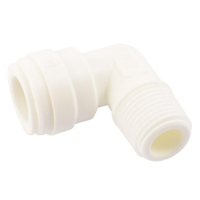 Codo SharkBite MIP de 1/2 pulgada OD x 3/8 pulgadas Diámetro para tubos PEX