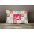 thumbnail image 3 of Carolines Treasures CK5798PW1216 Thai Lilac Cat Love Canvas Fabric Decorative Pillow, 12H x16W, multicolor, 3 of 3