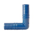 thumbnail image 2 of Blue Twister 4814604 0.5 in. Polypropylene Irrigation 90 Degree Elbow, Blue, 2 of 2