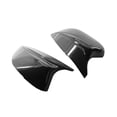 thumbnail image 4 of Left & Right Side Mirror Cover One Pair Carbon Fiber Side Door Wing Mirror Cap Covers Rear Mirror Covers Replacement for Infiniti Q50 Q50S Q70 2014-2021 Q60 QX30 2016-2021, 4 of 9