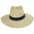 thumbnail image 2 of Naturalist Wide Brim Panama Straw Fedora Hat - L - Natural, 2 of 4
