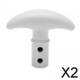 thumbnail image 1 of 2x Mango de Paleta DYNWAVEMX curvado en T PVC Tamaño Pequeño para kayak, 1 of 8