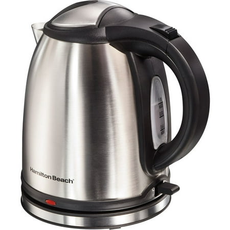 Hamilton Beach 1-Liter Electric Kettle, Stainless Steel