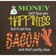 thumbnail image 4 of Old Glory Mens Money Happiness Bacon Funny Short Sleeve Graphic T Shirt, 4 of 6