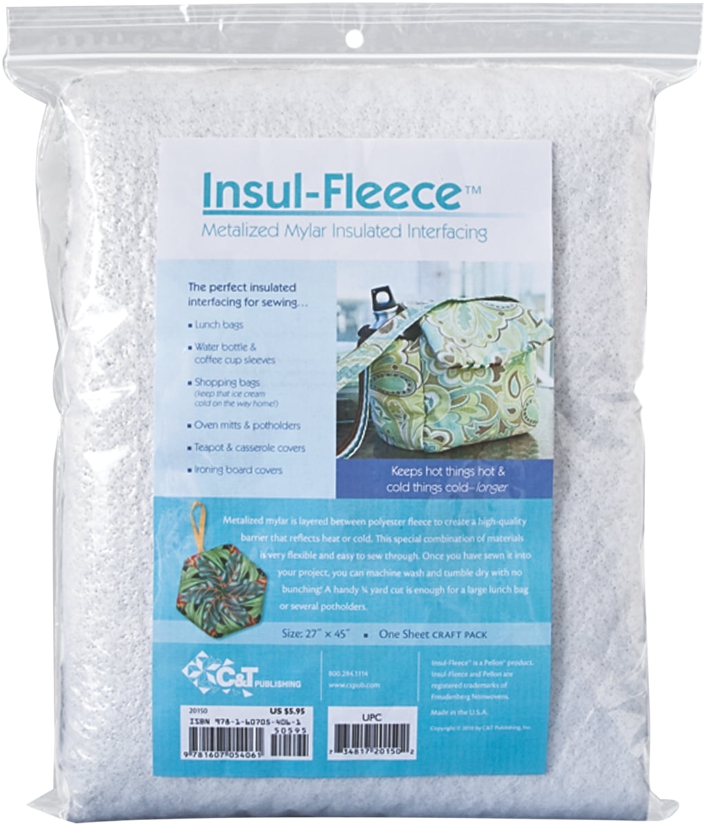 Insul-Fleece Metalized Mylar Insulated Interfacing, 27' x 45'