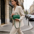thumbnail image 5 of Elegant Women's Handbag with Crossbody Strap, Versatile & Compact Leather Shoulder Bag, Stylish Textured Small Squares Design for Daily Use, 5 of 5