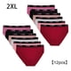thumbnail image 2 of Minnieouse Calzoncillos de mujer de 12 piezas, reemplazo de Color sólido, lavable, portátil, de cintura media, ropa interior de lencería para Ropa interior 2XL, 2 of 6