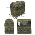 thumbnail image 4 of Tea Party Stand Mixer Cover, Ethnicity Theme Grunge Bamboo Branches Chinese Lanterns, Kitchen Appliance Organizer Bag Cover with Pockets, 5 Quarts, Reseda Green Marigold, by Ambesonne, 4 of 4