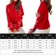 thumbnail image 2 of Suéteres De Punto Suéteres Estampado de copo de nieve Cuello alto Mujer Traje diario de Navidad Ygjytge Rojo T L para Mujer, 2 of 5