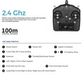 thumbnail image 6 of K160 EC145 1:10 Scale RC Helicopter, 2.4G 4CH Remote Control Helicopter with Brushless Motor & Barometric Altitude Holding, RTF Simulation Model for Teens and Adults, 6 of 7