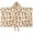 Mushroom and Chanterelle, variant on Mushroom and Fern White Pattern Teens Hooded Bath Towel Wrap for Ages 3 To 12,Quick Dry Lightweight Soft Microfiber Bath Beach Pool,50"x30"