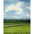 thumbnail image 2 of Popp, Grace 20x24 White Modern Wood Framed Museum Art Print Titled - Blue Ridge Path II, 2 of 4