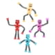 thumbnail image 5 of Juguetes sensoriales de fuelle, 4 piezas de juguetes telescópicos de plástico, juguetes telescópicos de plástico, ventosa telescópica, juguete de jirafa, materiales ecológicos, 5 of 8