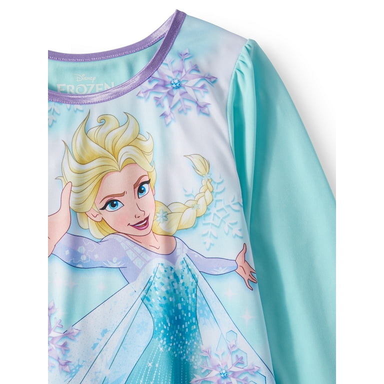 Disney Frozen Girls Long Sleeve Nightgown Walmart