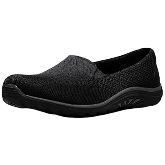 Zapatos Skechers REGGAE FEST WILLOWS Plano Negro de Malla 8.5