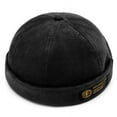 thumbnail image 2 of Viworld Unisex Brimless Cap, Corduroy Docker Beanie Hat Rolled Cuff Retro Skullcap for Men Women, 2 of 4