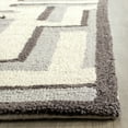 thumbnail image 3 of SAFAVIEH Four Seasons Lazar Geometric Polyester Runner Rug, Ivory/Grey, 2'3" x 8', 3 of 6