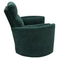thumbnail image 5 of Home Square Polyester Swivel Glider Recliner in Peacock Blue - Set of 2, 5 of 8