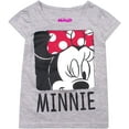 thumbnail image 3 of Disney 3-Pack Short Sleeve Graphic T-Shirts for Toddler and Little Girls - Minnie Mouse, 3 of 4