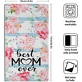thumbnail image 2 of Best Mom Ever Hand Towels 2 Pcs Pink Rose Floral Fingertip Kitchen Dish Towels Soft Bath Bathroom Towel for Face Gym Spa Decor, 2 of 16