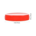 thumbnail image 2 of 10Pack Round Mason Jar Lid Red Plastic for Canning Jars, 2 of 9