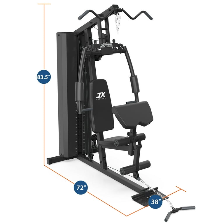 Gorrión Integrar Empuje hacia abajo JX FITNESS 150LB Multifunctional Full Body Home Gym Equipment for Home  Workout - Walmart.com