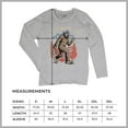 thumbnail image 7 of American Legend Bigfoot Women's Long Sleeve T-shirt Patriotic Funny Sasquatch Fan 4 July USA Flag Beer BBQ Tailgate Party, 7 of 7