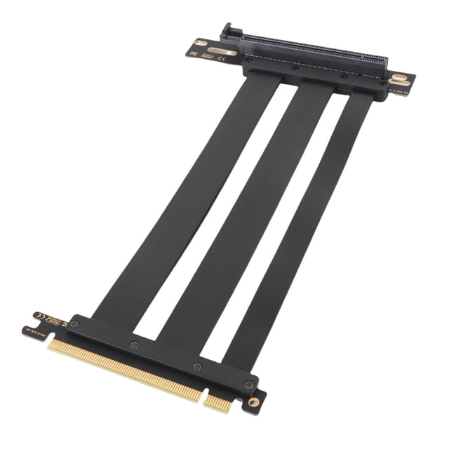 PCIE 4.0 X16 Extender Riser Cable, 128Gbps High Speed Flexible GPU Extender Card Extension Port 90 Degree Adapter for RTX4090 Ti 8900 XT