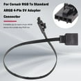 thumbnail image 2 of Newest Fan Controller Adapter Cable 5V 3-pin To 6pin/ 4pin Converter 5V ARGB 3Pin 4Pin 6Pin Moon For Coolmoon To Fans Cool, 2 of 7