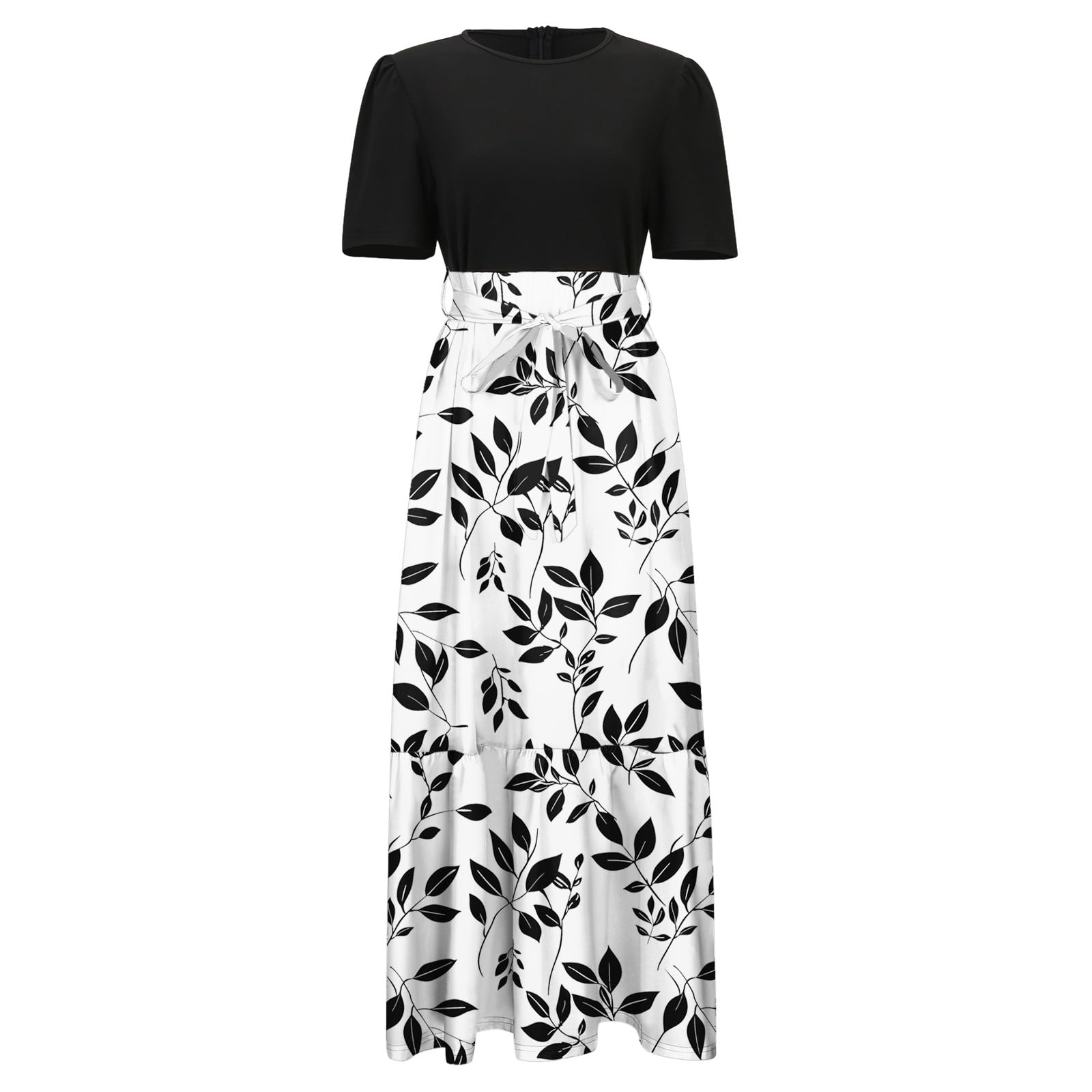 knee length dresses for ladies Black And White Summer Cutwork Organic Cotton Midi Dress – Lush Boutique main image 0