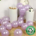 thumbnail image 4 of Efavormart 50 Pack Purple Biodegradable Balloons, Eco-friendly Thickened Extra Strong Latex Helium Party Balloons - 12", 4 of 9