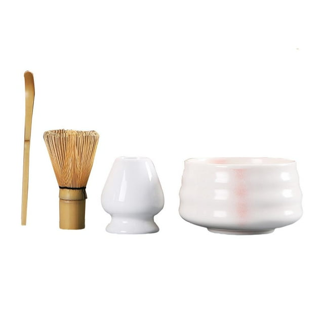 4 PCS / SET JAJO DE TEA DE TEA DE TEA JAPONIO PARA LA HOGAR PARA LA TABLA DE TIENDO DE TIENDO DE POLVO Sunnimix Soporte de batidor Matcha