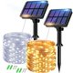 thumbnail image 1 of Guirnalda de luces solares btfarm, 160 LED, 20 m, 2 unidades, impermeables, 1 of 7