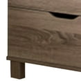 thumbnail image 2 of Urbane Brown Finish Nightstand With 2 Drawers On Metal Glides., 2 of 5
